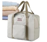 OLCANA Sac de week-end - Organiseur renforcé avec poignée pour sac pliable | vêtements, articles de toilette électroniques, chaussures, organisation pour marcher, se déplacer, faire de l'exercice