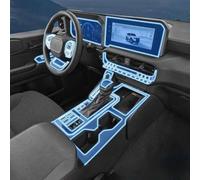 OLCGNHUY Autocollant pour Tableau de Bord, Navigation GPS, Film de Protection Transparent en TPU, pour Prado Land Cruiser LC250