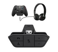 OLCLSS Adaptateur de casque stéréo, convertisseur audio micro pour Xbox One/One S/X/Elite 1/Elite2/Series X|S Controller - Réglage de l'équilibre audio (son de jeu et chat vocal)