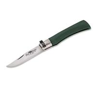 Old Bear 326.s Couteau, lame acier 420, manche 10 cm bois d'ayous stratifié vert.