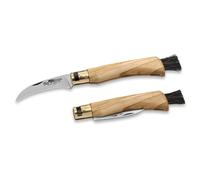 OLD BEAR® CHAMPIGNON - ACIER INOXYDABLE, MANCHE EN OLIVIER M 9387/19_LU