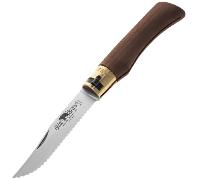 OLD BEAR® L - ACIER INOXYDABLE, MANCHE EN NOYER, LAME SERRÉE 9337/21_LN