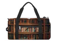 Old Bookshelf Sac de sport pour homme et femme - Imperméable - Grand sac de sport pour voyage et entraînement