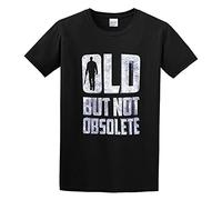 Old But Not Obsolete Graphic Tee Unisex 100% Cotton Short-Sleeve T-Shirts Black XXL