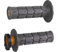 ODI Grips Poignées MX V2 Lock-on Rogue Semi-gauffré Graphite