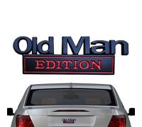 Old Edition Autocollant 3D en métal chromé pour voiture, coffre, corps, porte, style 3D, étanche, pour voiture, camion, SUV