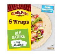 Old El Paso 6 Wraps Blé Nature Extra Moelleux 350g (lot de 4)