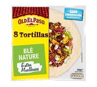 Old El Paso 8 Tortillas Blé Nature Extra Moelleuses 326g (lot de 4)
