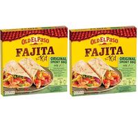 Old El Paso Fajita Kit - goût barbecue fumé original - Set pour la préparation de fajitas mexicaines - 1 x 500 g (Lot de 2)