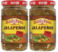 Old El Paso japalenos émincés - japalenos forts émincés - 1 x 215 g (Lot de 2)