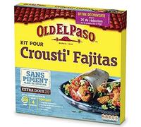 Old El Paso kit crousti fajitas sans piment promo offre découverte, le kit de 521g