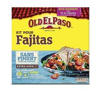 Old El Paso Kit pour Fajitas Sans Piment Plein de Saveurs Extra Doux 478g (lot de 3)