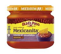 Old El Paso Sauce Apéritif Mexicanita Tomates et Jalapenos Médium 335g (lot de 4)