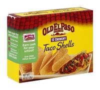 Old El Paso Taco shells 1/156G