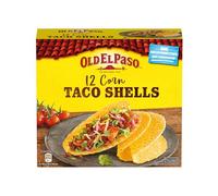 Old El Paso Taco Shells- sans gluten - tortillas de maïs mexicaines en forme de shells - 1 x 156 g