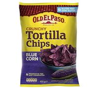 Old El Paso Tortilla Chips Blue corn - Le paquet de 150g