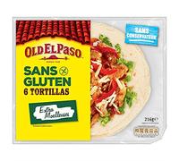 OLD EL PASO - Tortillas Sans Gluten 216G - Galettes de Maïs pour Wraps et Tacos - Saveur Tex Mex - Prêtes en Quelques Minutes - Idéales pour une Cuisine Saine et Gour - Lot De 3 - Vendu Par Lot