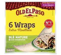 Old El Paso Wraps blé nature, offre decouverte - La boîte de 326g