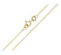 Old English Jewellers Chaîne Belcher en or jaune 9 carats pour homme et femme - 45,7 cm - Chaîne à maillons en or coupe diamant pour homme et femme. Disponible en tailles 40,6 cm - 61 cm.