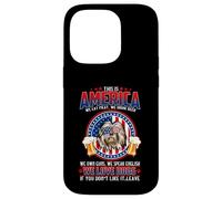 Old English Sheepdog Dog This America We Love Dogs 4th July Coque pour iPhone 14 Pro