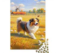 Old English Sheepdog Puzzle 1000 Pcs Challenge Toy Adulte - Puzzle Jeu Occasionnel Cadeau Unique 1000pcs (75x50cm)