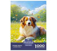 Old English Sheepdog Puzzle 1000 Pièces Educa Jouet en Bois Cadeau Unique De l'art De La Décoration Jeu Éducatif Challenge Toy pour Adultes Et Enfants À Partir De 12 Ans 70x50cm/1000pcs