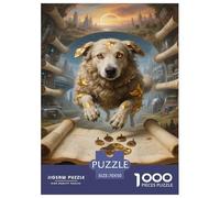 Old English Sheepdog Puzzle 1000 Pièces Educa Jouet en Bois Cadeau Unique Décoration Intérieure Jeu Éducatif Challenge Toy Adultes Et Enfants À Partir De 14 Ans 70x50cm/1000pcs