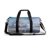 Old Farm Pictures Sac de sport fourre-tout léger pour homme et femme Blanc 45 cm/22,9 cm/22,9 cm, blanc, 17.7in/9in/9in