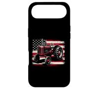 Old Farmall Cub Tracteur Drapeau américain Ferme Patriotique agricole Coque pour iPhone Air
