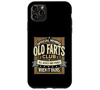 Old Farts Club Shirt Funny All Aches and Pains Humour Coque pour iPhone 11 Pro Max