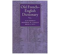 Old French-English Dictionary