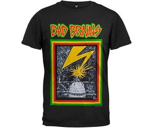Old Glory Bad Brains Mens Capitol T-Shirt Manches Courtes(3X-Large)