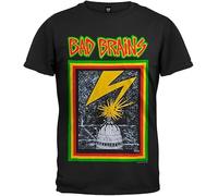Old Glory Bad Brains Mens Capitol T-Shirt Manches Courtes(XX-Large)