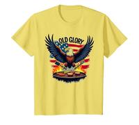 Old Glory Grill Master T-Shirt, Enfant, Citron, 3 Ans