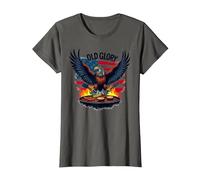 Old Glory Grill Master T-Shirt, Femme, Asphalte, 3XL