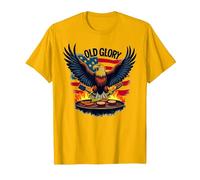 Old Glory Grill Master T-Shirt, Homme, Doré Vif, 3XL