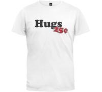 Old Glory Valentine's Day Hugs 25 Cents T-Shirt White X-Large Manches Courtes(3X-Large)