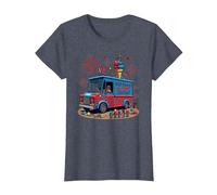 Old Glory's Ice Cream Social T-Shirt, Femme, Bleu Chiné, S