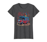 Old Glory's Ice Cream Social T-Shirt, Femme, Chiné Foncé, L