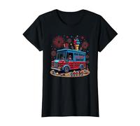 Old Glory's Ice Cream Social T-Shirt, Femme, Noir, 3XL