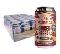 Old Jamaica Gingembre 24x330ml - Bière Sans Alcool | Fabriqué avec racine de gingembre authentique, saveurs de bien-être, polyvalent seul ou en cocktail