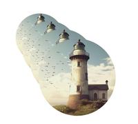 Old Lighthouse Lot de 4 cartes parfumées à suspendre pour chambre à coucher, armoire, voiture, tablettes d'aromathérapie pour homme et femme