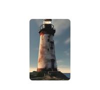 Old Lighthouse Printing Lot de 10 feuilles de désodorisant pour voiture avec corde pour la maison