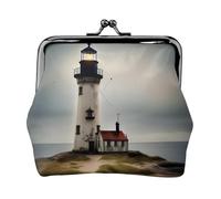 Old Lighthouse-Standard-Scale-2_00x porte-monnaie, porte-monnaie, porte-monnaie, pour festivals et occasions spéciales, Noir/blanc, One Size, Art déco.
