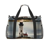 Old Lighthouse-standard-scale-2_00x Sac de transport imprimé sous le siège Sac de sport Sac de sport, noir, One Size