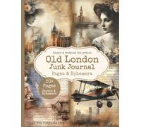 Old London Vintage Victorian London Cut-Out Book! Junk Journal Pages & Ephemera, scrapbooking, collage, mix media, crafts