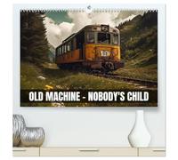 Old machine - nobody's child (High Quality Premium Wall Calendar 2026 DIN A2 landscape),CALVENDO 12 Month Wall Calendar: Photo hike through a world full of nostalgia and scrap metal