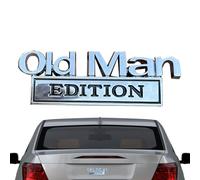 Old Man Edition Car Emblem - Badge D'autocollant en Métal 3D - Decal D'emblème en Métal, Autocollant De P-Laque Signalétique De Voiture Drôle, Décalage Décorant, Emblèmes De Camion pour Pare-Chocs