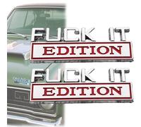 Old Man Edition Emblem Sticker - Funny Fack-IT Waterproof Bumper, Tailgate Decal with Strong Adhesive for Cars, Trucks, Motorcycles, SUV (Color-G)