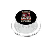 Old Man Who Can End You from Another Code Postal vétéran PopSockets PopGrip pour MagSafe
